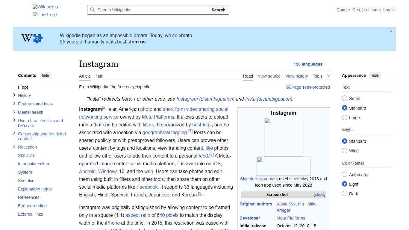 Instagram - Wikipedia